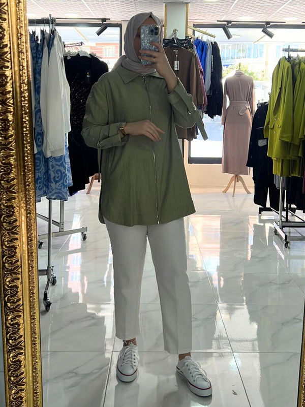 Armine Trend Fermuarlı Tunik